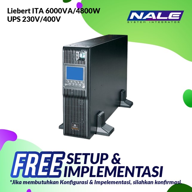 1200858 Vertiv Liebert ITA 6000VA/4800W UPS 230V/400V (1200858) - Gambar 1