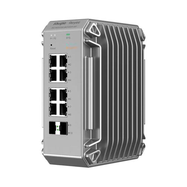 Reyee True Industrial-Grade Specially Designed for Harsh Environments RG-NIS3100-8GT2SFP-HP